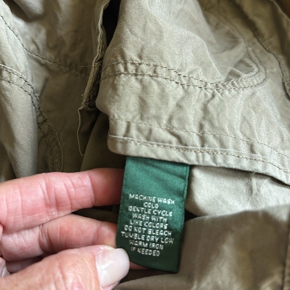 Lauren Ralph Lauren utility jacket Womens M Khaki Safari military Utility casual - Picture 10 of 13